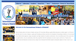Desktop Screenshot of internationalschoolofmadrid.com